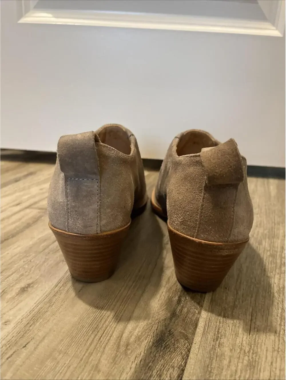 RAG AND BONE THOMPSON LADIES SUEDE ANKLE GREY BOOTS IT39/US9 MADE ITALY RP$500